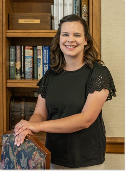 Courtney Diosi, Admissions and Social Services Director