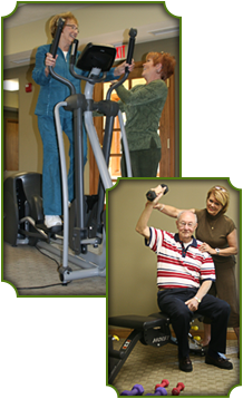 Our rehabilitation program features an on-site and in-department functional training suite