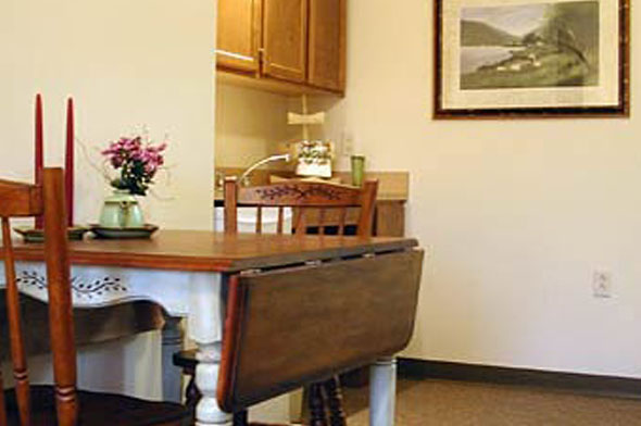 Park Village Health Care Assisted Living One Bedroom Kitchen