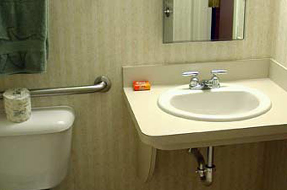 Park Village Health Care Assisted Living Studio Bathroom