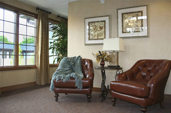 Park Village Health Care Independent Living Sitting Area